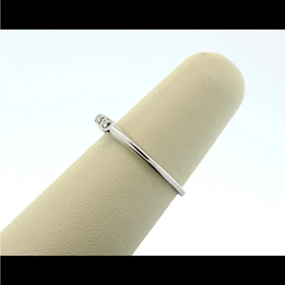 Vintage diamond half eternity band - Picture 4 of 5